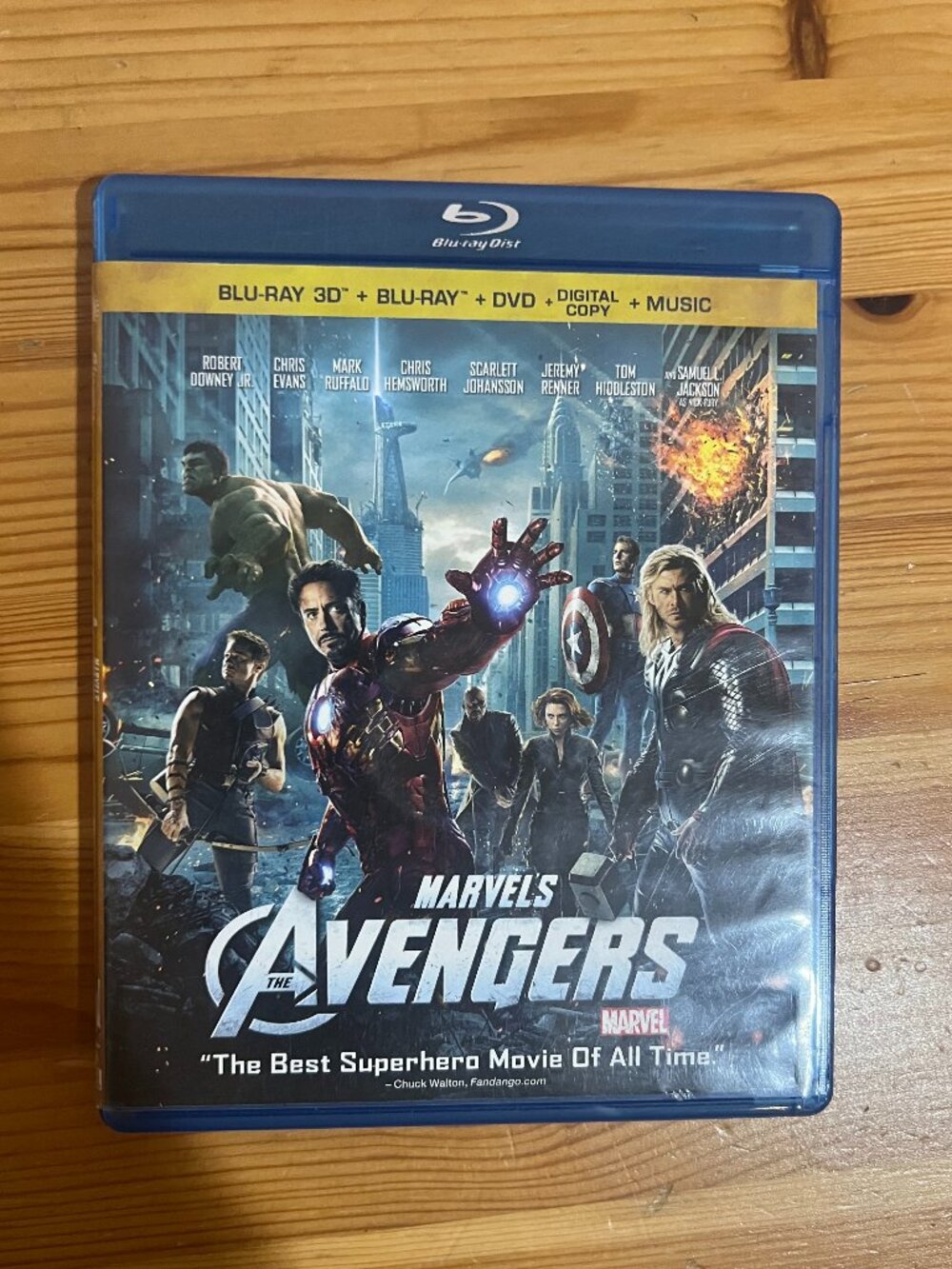 Marvel's: The Avengers, 3D Blu-Ray/Blu-Ray/DVD Set No Digital Used Good Conditio